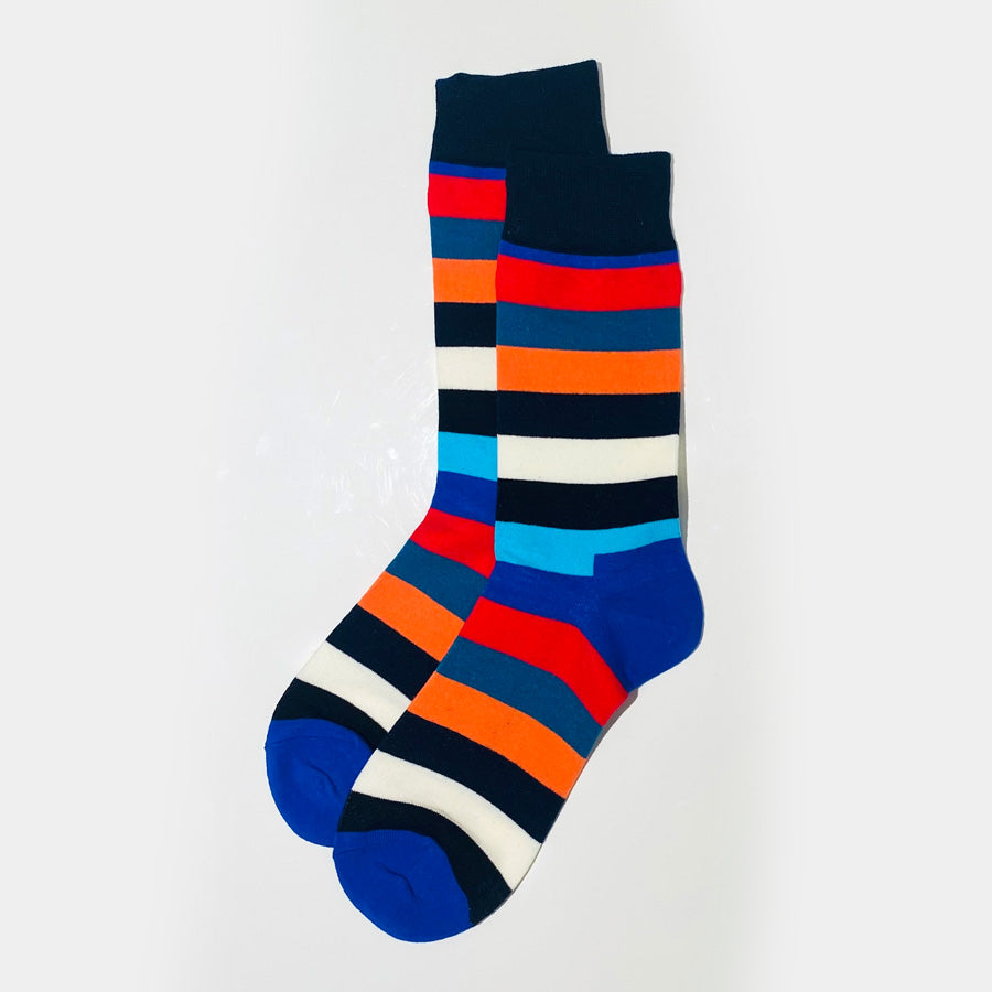 Electric Blue Cuffed Lina Sock